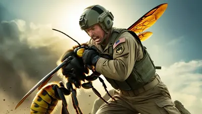 Buzz Kill Pest Control Hornet Mascot