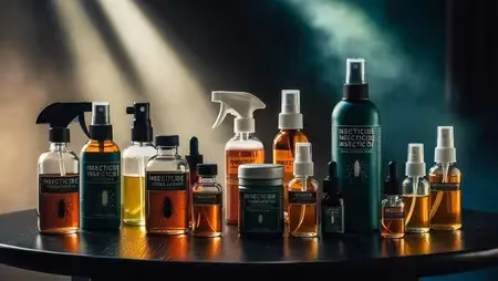 Comparison of liquid, dust, and granular insecticide formulations