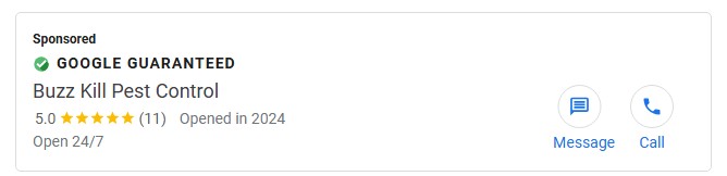 Buzz Kill Pest Control | Google Guaranteed